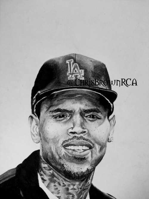 My New Chris Brown Drawing. Please REBLOG If You Like It :)