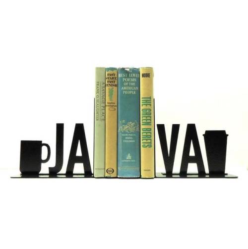 Java Metal Art BookendsNeed that perfect gift for your coffee loving friend, coworker or significant