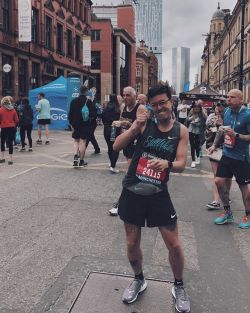 Racing and raising money for The Mighty Quinn, @l_elks - first race this year and didn’t feel prepared at all but a new PB of 1:31:16 - felt great till the last 1km! Great event in the city of Manchester - so many inspiring people running! @great_run...