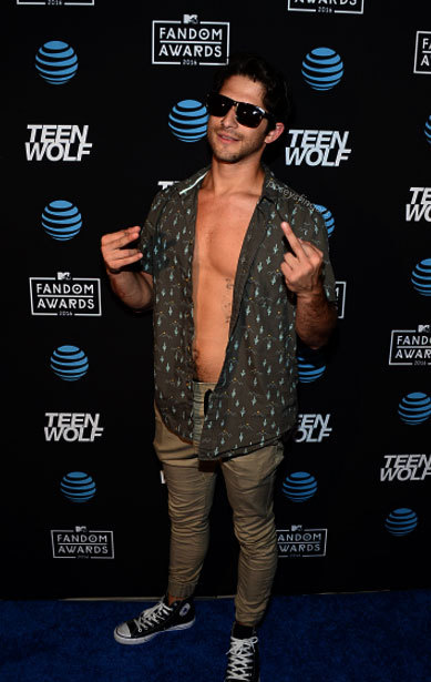 poseysfingers:    Actor Tyler Posey attends the MTV Fandom Awards San Diego AT&T Post-Party featuring Teen Wolf Cast at PETCO Park on July 22, 2016 in San Diego, California.   