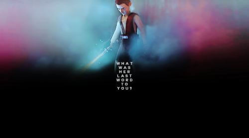 obiwanobi: “You see it in your sleep. You hear her voice when you wake. Tell me, Jedi, what wa