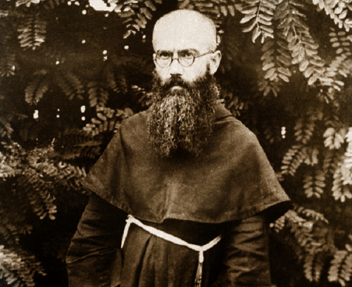 weirdpolis: St. Maximilian Maria Kolbe In Poland he’s sometimes called „Szaleniec Boży&r