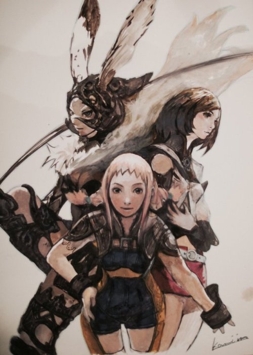 fuckyeahfinalfantasyseries:New art by FFXII art director, Isamu Kamikokuryo.