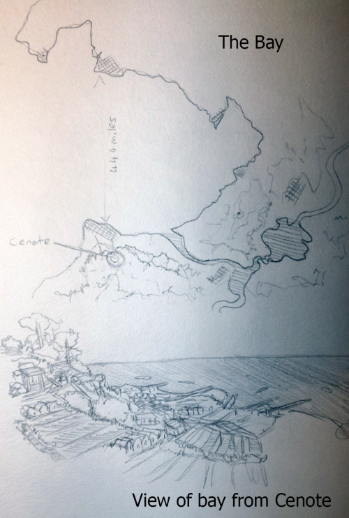 Sketches for a new setting I’m trying to develop, about some demon being banished from the underworld and trying to adjust to life in the world of the living - which happens to be some fantasical Incan/Mayan-esque place. I don’t know a whole