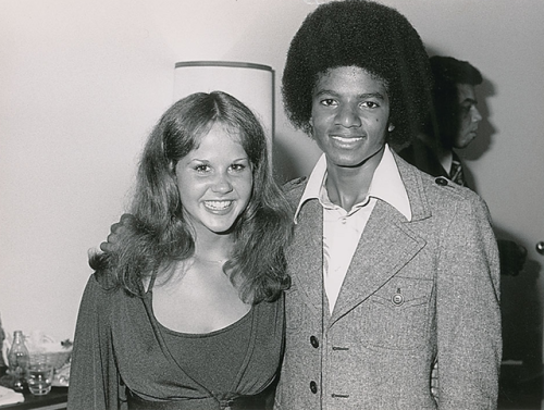 twixnmix: Linda Blair meets Janet Jackson, Michael Jackson and LaToya Jackson in 1976.  