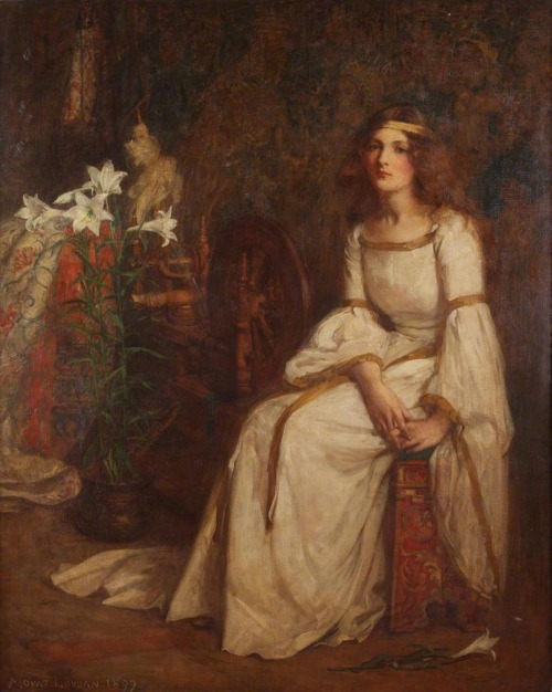 silenceformysoul: William Mouat Loudan - Elaine, 1899