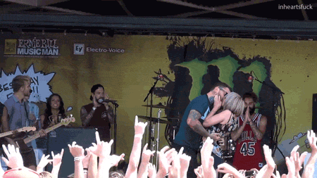 inheartsfuck:  iwritemayhem:  inheartsfuck:  Proposal at a letlive show (x) This