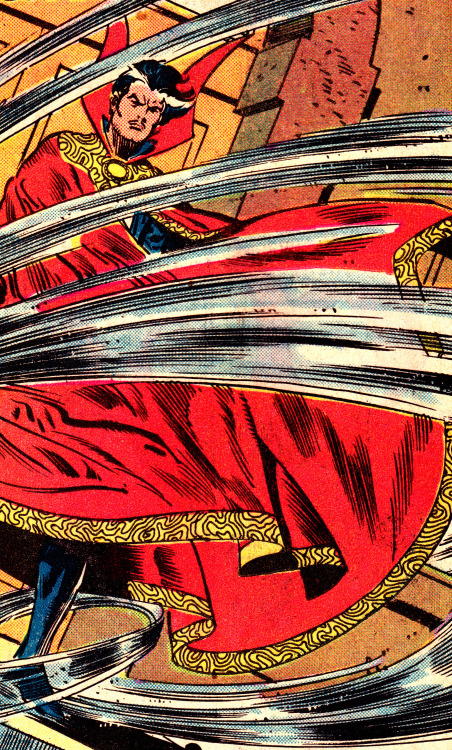 jthenr-comics-vault:  Doctor Strange by Sal Buscema & Gerry Talaoc 
