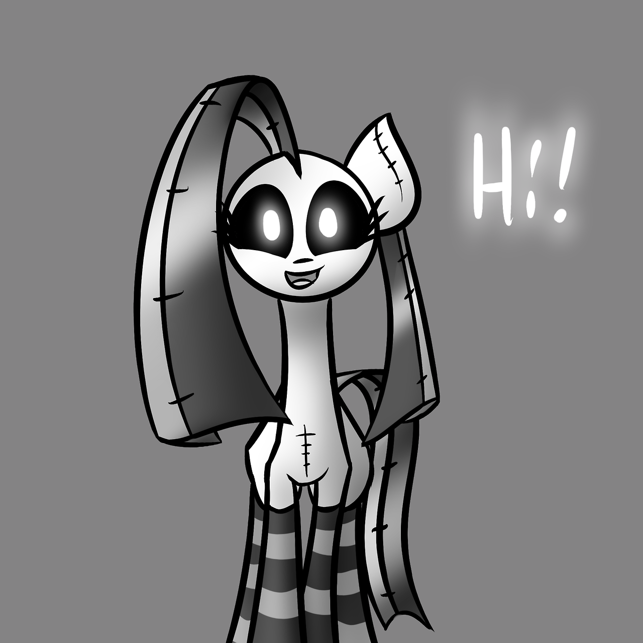 sketchy-replies:I uh, don’t really know what to do, but hi! =o Eeee~! Long time