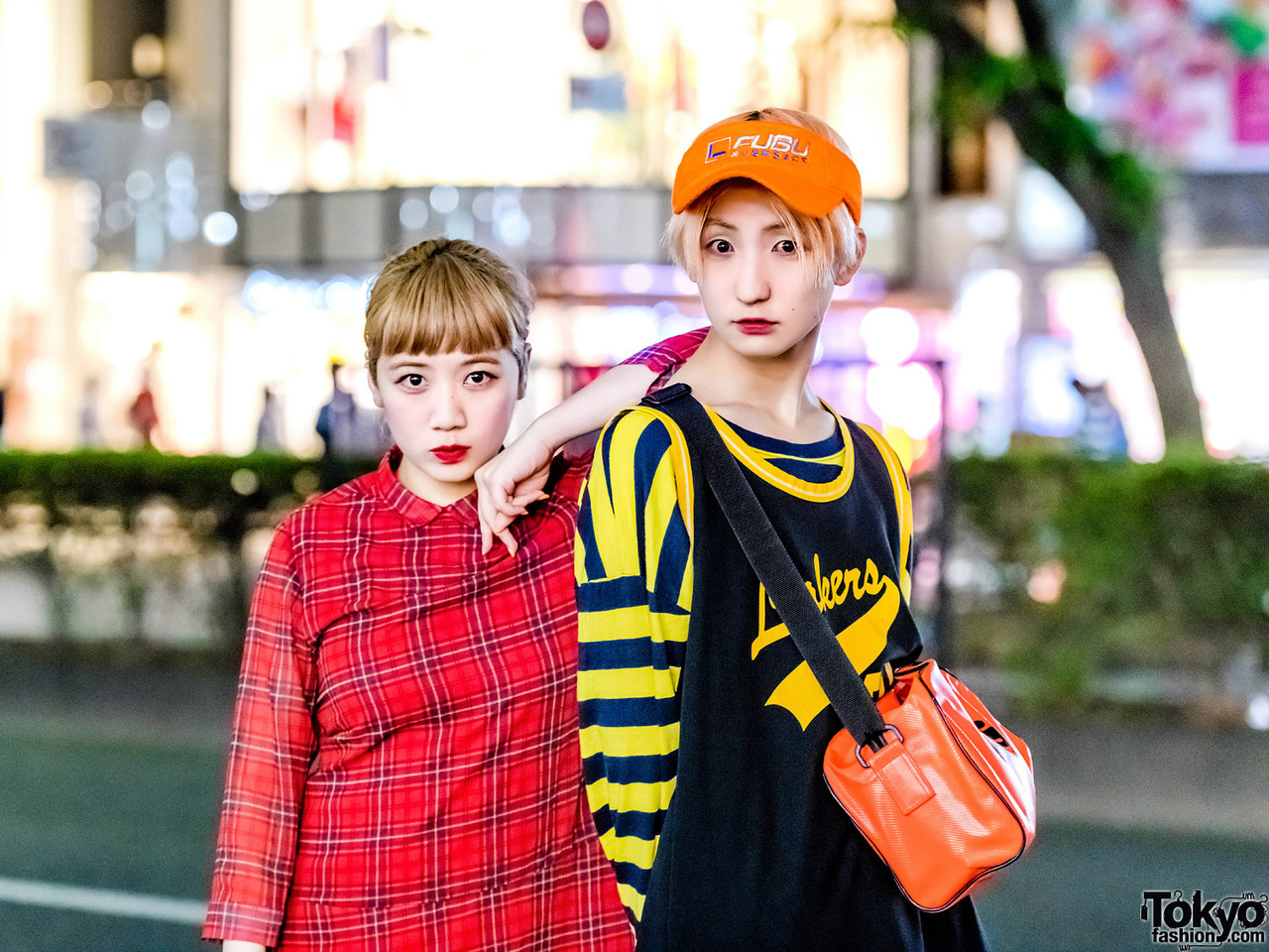 tokyo-fashion:  Always fun Karin and P-Chan from the Japanese dance group Tempura