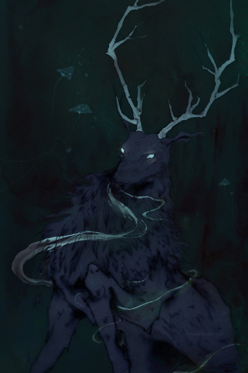 winterofherdiscontent:The Nightmare Stag (Dire Ravenstag) – it only took me six months to get back t