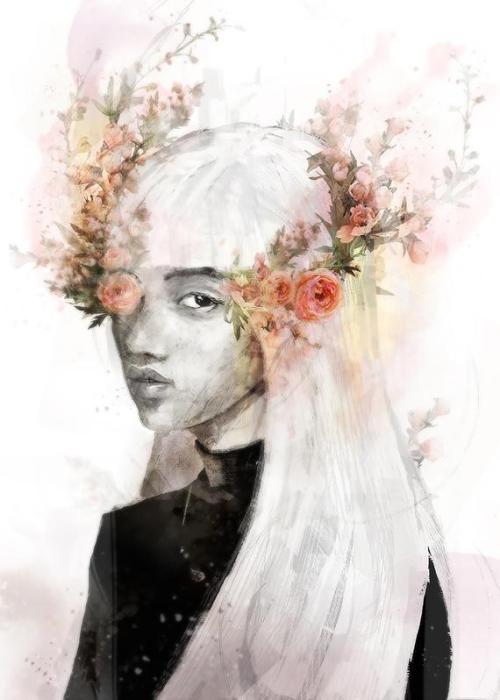 Floria, Giclee Fine Art Print // krokoart