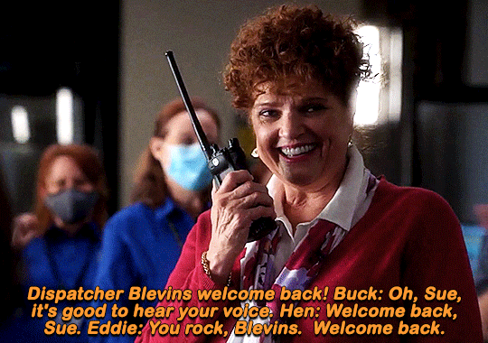 Welcome back, Sue