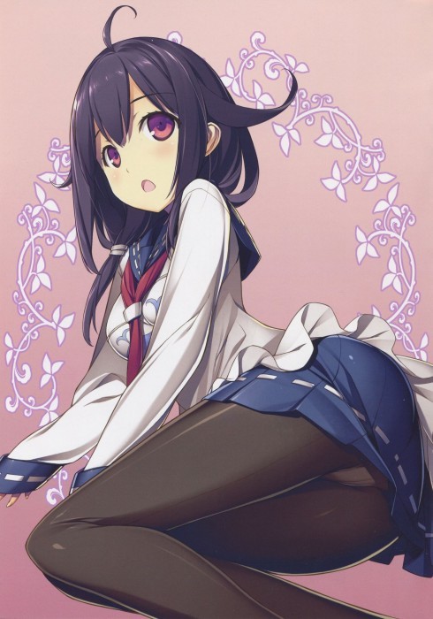k32ru:  【二次・ZIP】艶やかに輝く美脚のパンスト・タイツ娘二次画像 | 桃色虹画像 -二次元萌え画像エロ画像まとめ-