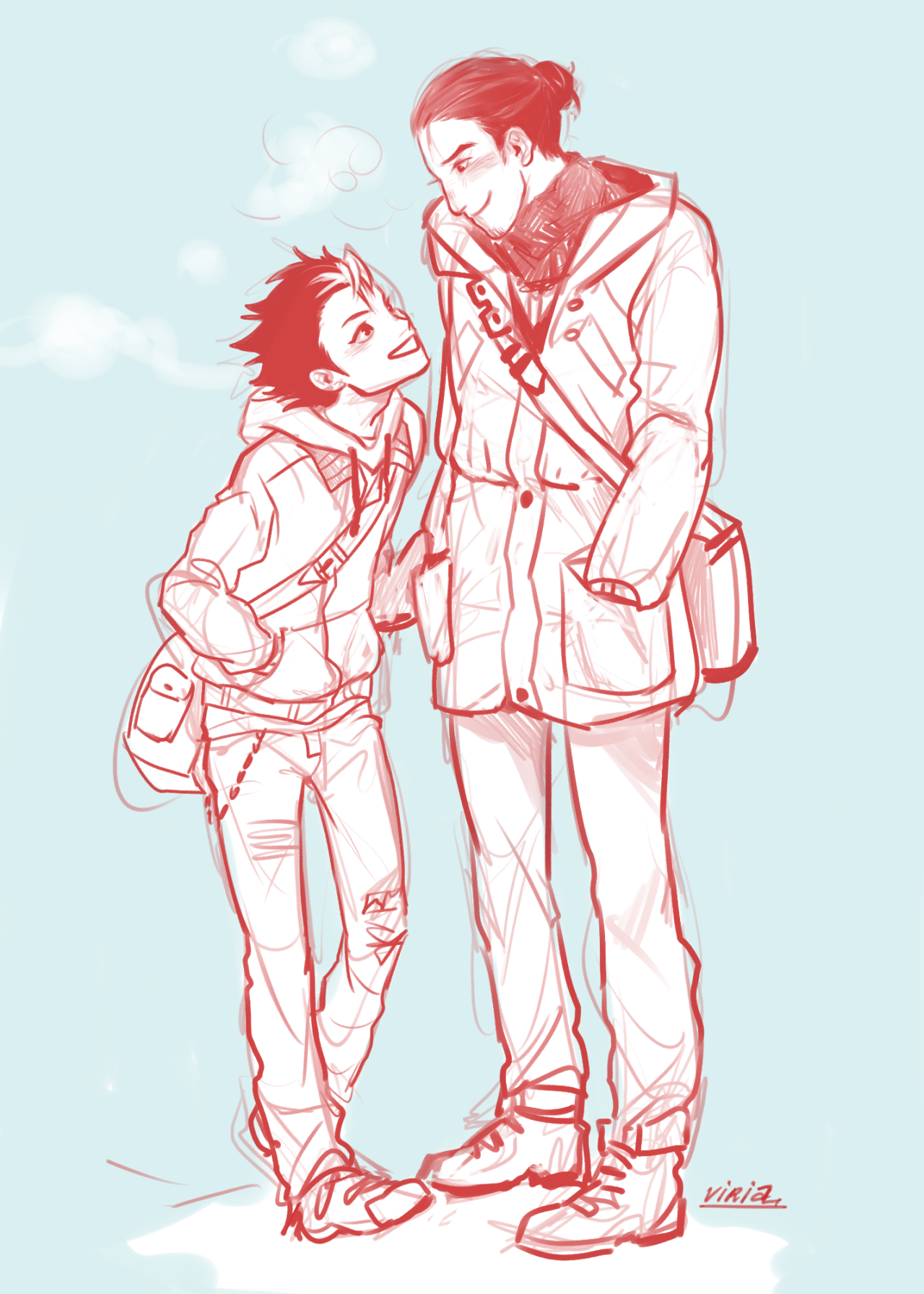 viria:  Asahi-san, it’s about time to admit you have a giant crush on your tiny