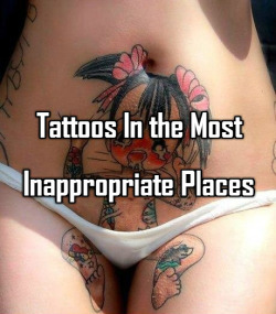 trudelmach:  Tattoos In the Most Inappropriate