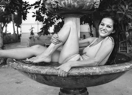 lesbianfranksinatra:  Claudia Cardinale in Sicily during the filming of Il gattopardo,