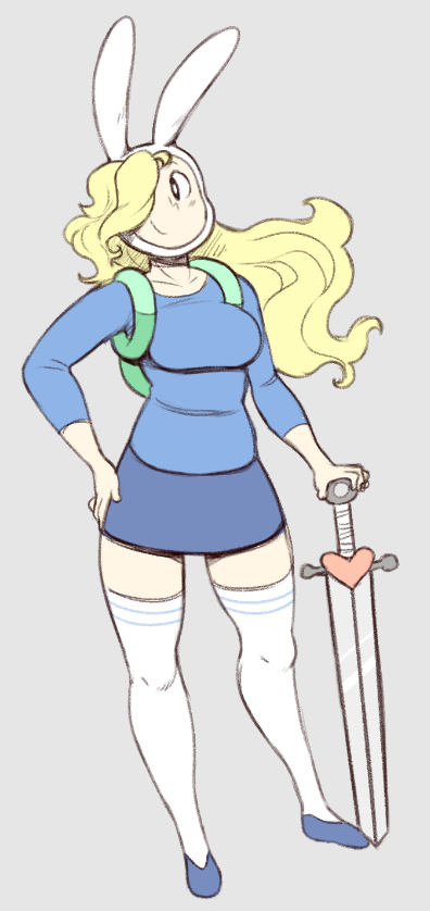 angstrom-nsfw:  Gloria dressed up as Fionna for Halloween, plus timeskip!Gloria’s