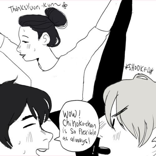 YOI twitter dump part 2 : AU where Chihoko is actually real