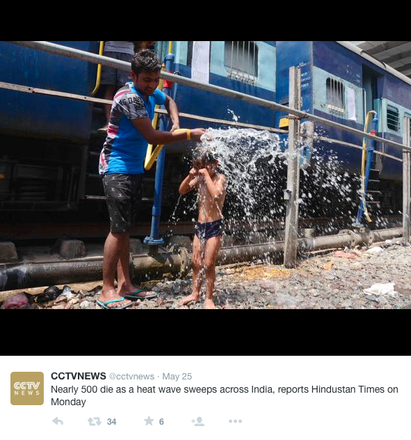 micdotcom:  More than 1,100 people have died in India’s 118-degree heatwaveIndia