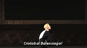 Tilda Swinton Striking Fierce Poses And Calling Out The Names Of Fashion's Legendary Greats In Her Performance