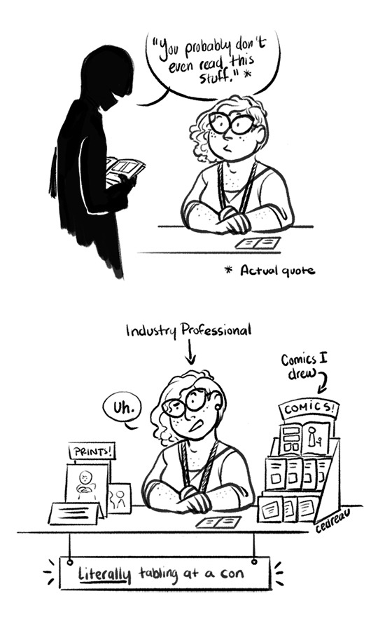 postcardsfromspace:  cedreau:  Just something that happened to me at a convention