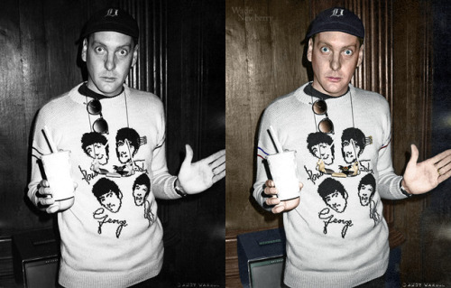 Rick Nielsen (from Cheap Trick) - colorized - “before &amp; after”&hellip; If you have an old photo 