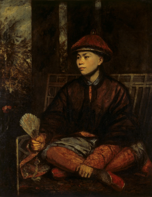 Portrait of Huang Ya Dong by Sir Joshua Reynolds, 1776. He was a Chinese page in the household of Jo