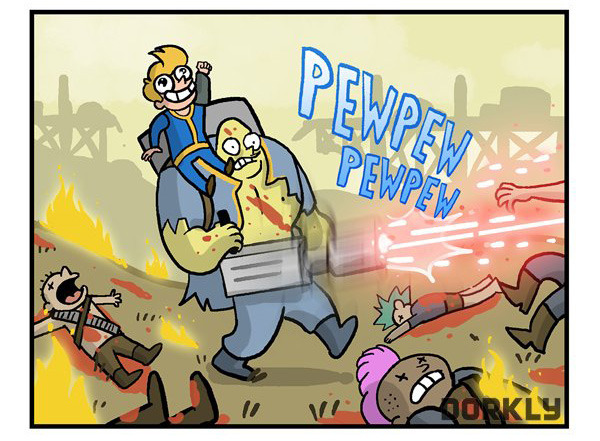 dorkly:  Fallout Companion Break-Up 