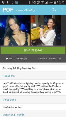 boundprincess-xo:  So I saw this on pof and was about to write a message in hopes for a possible date but I have to be sure before I play myself 😂 😂   Yet another fake profile 😑😑 if you come across me on any site other than Tumblr, REPORT