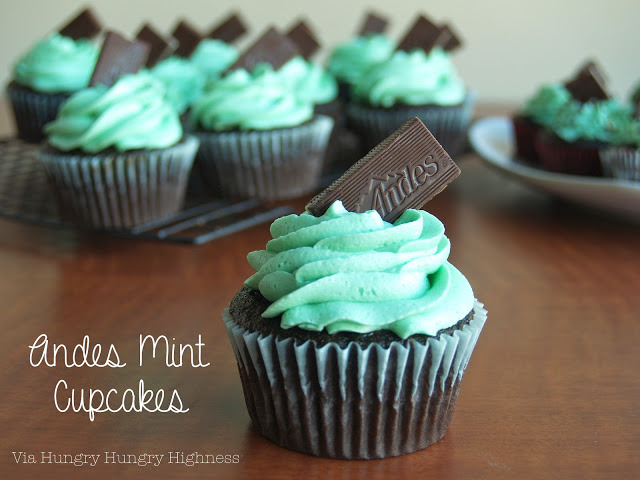 gastrogirl:  andes mint cupcakes. 