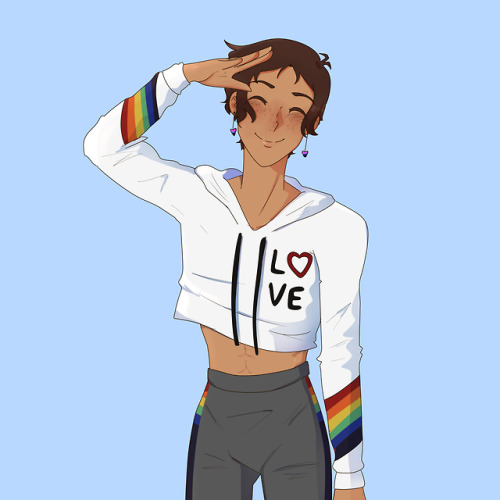 I drew Lance thanks to @ashcantdraw @fandomseverywhereassemble and @ceciledrawsExpect some of Keith 