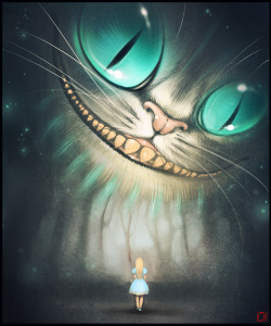 awesomedigitalart:  cheshire cat by GaudiBuendia 