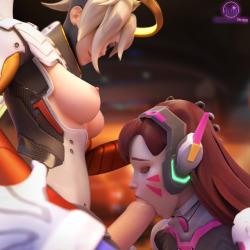 strapy: Right beside you…   Mercy &amp; D.Va part 2 - need a hug too right now :( Changed my Patreon rewards by the way, basically 3$ for highest res., no watermarks, WIP, extra pictures, polls… 