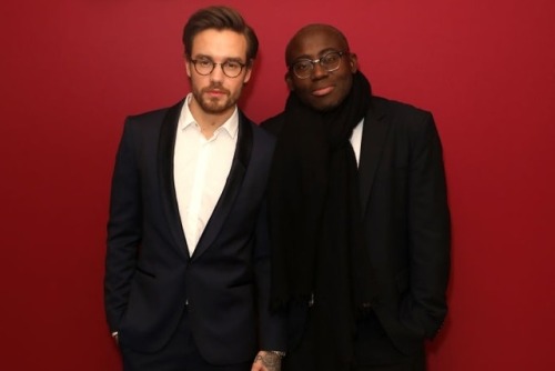 liam-93-productions: Liam with Edward Enninful tonight at the reopening of the New Bond Street Carti