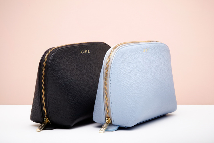 Perfect bridesmaids gifts… our travel case sets, monogrammed.