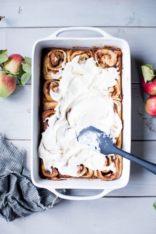 confectionerybliss:  Apple Cinnamon Rolls | Flourishing Foodie