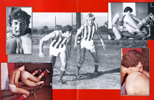 from SOCCER GAMES (1979) Models are Ty Arthur &amp; Eric Clement