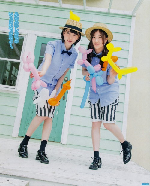 yic17:  Hori Miona & Hoshino Minami (Nogizaka46) | BOMB 2016.07 IssueCredit: La_mela
