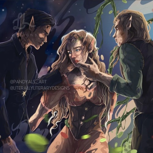 Rhys, Feyre And Tamlin - A Court Of Thorns And Roses