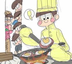 moochi-mirchancey:  HEADCANON: jyushi secretly makes food behind his brothers back owo