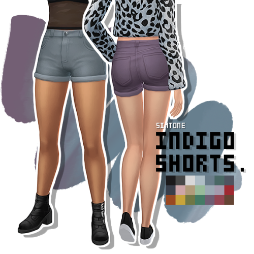 INDIGO _ Shorts21 swatchesBase game compatible, shorts categoryAllowed for random→ DOWNLOAD HERE (SF