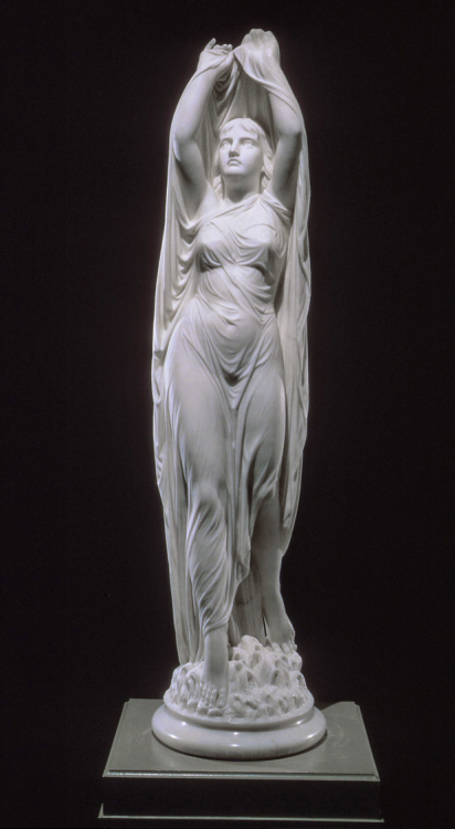 life-imitates-art-far-more: Chauncey Bradley Ives (1810-1894) “Undine Rising from the Waters” (1880-