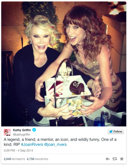 goldacrylicnails:juilan:micdotcom:Female comedians and actresses remember Joan Rivers, the one who l