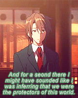 alexanderhamiltonisthebottom:  S.O.S. Brigade Members- Itsuki Koizumi: Second in