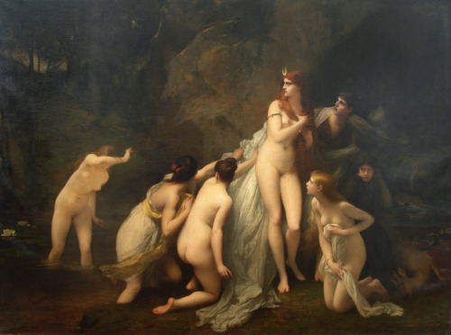 Diana Surprised by Jules Joseph Lefebvre (1879)