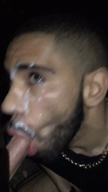 malecelebsandporn:  Drake with his face covered in cum worshiping a cock.