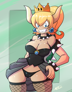 dahsdahs:  Princess Bowser, design by Aykk92 Support me on Patreon, Just a Dollar - https://www.patreon.com/dahs