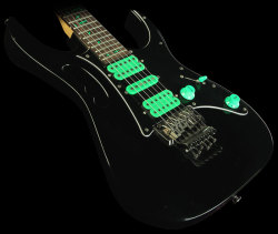 glorifiedguitars:  Ibanez JEM 777 - as requested! 1991 Ibanez JEM 777 in Black [Source: The Music Zoo] 