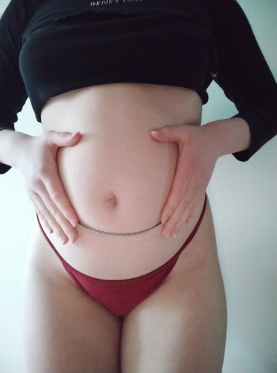 Porn Pics bellabloatbelly:What do you think? (´∧ω∧｀*)